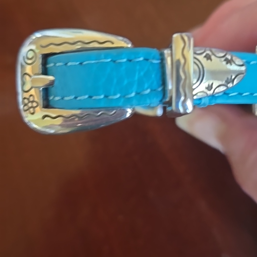 Brighton Kriss Kross Bracelet In Turquoise With Silver - Picture 6 of 11